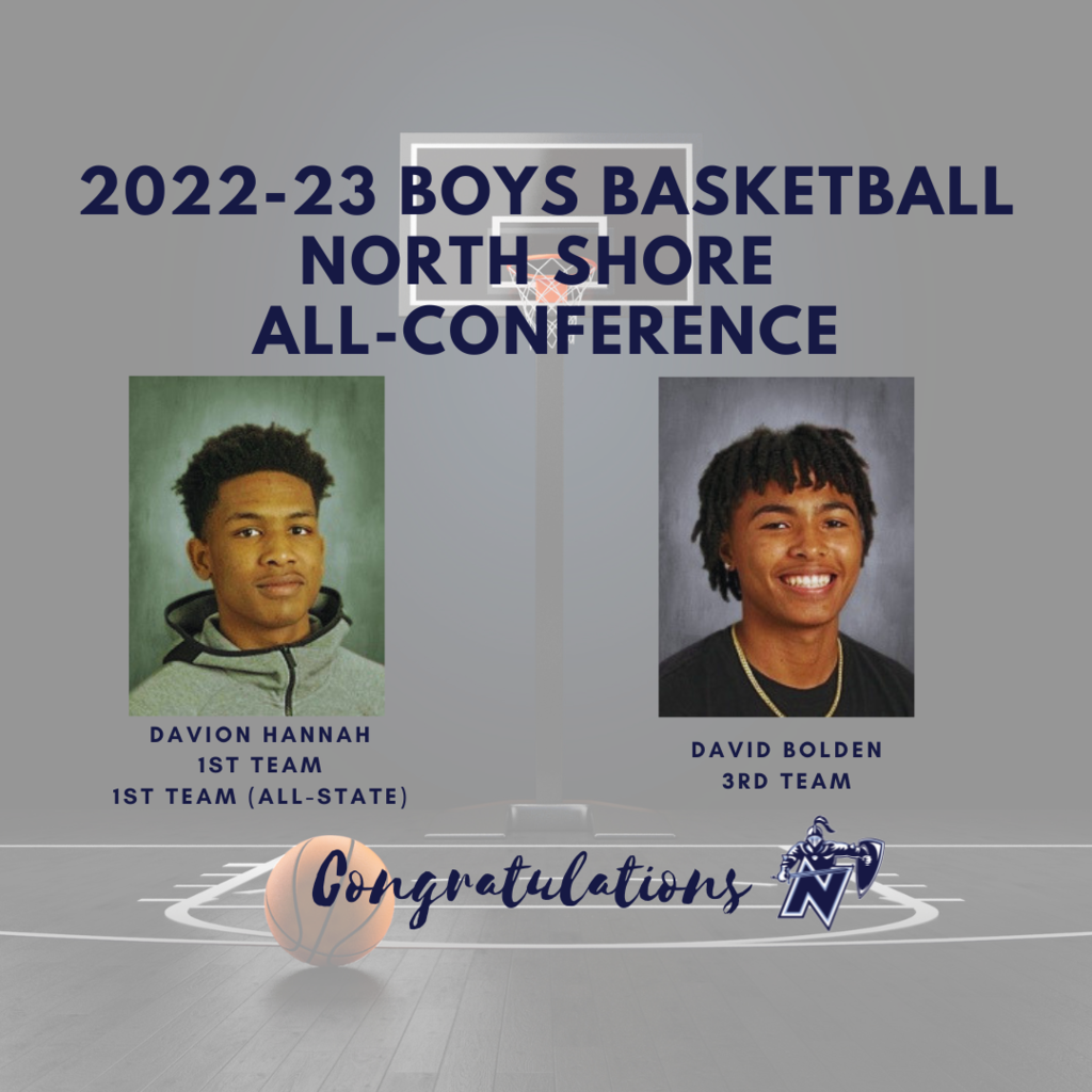2022-23 Boys Basketball North Shore All-Conference