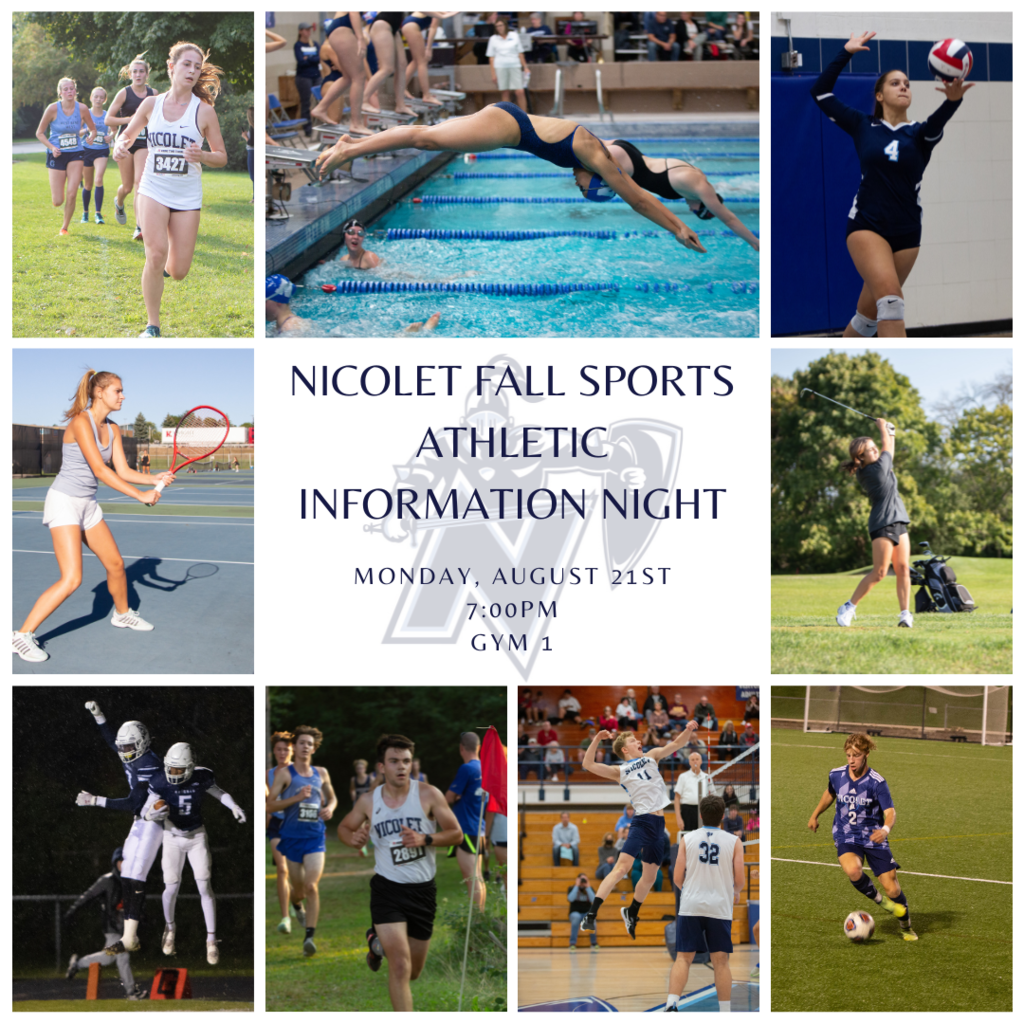 nicolet fall sports athletic information night